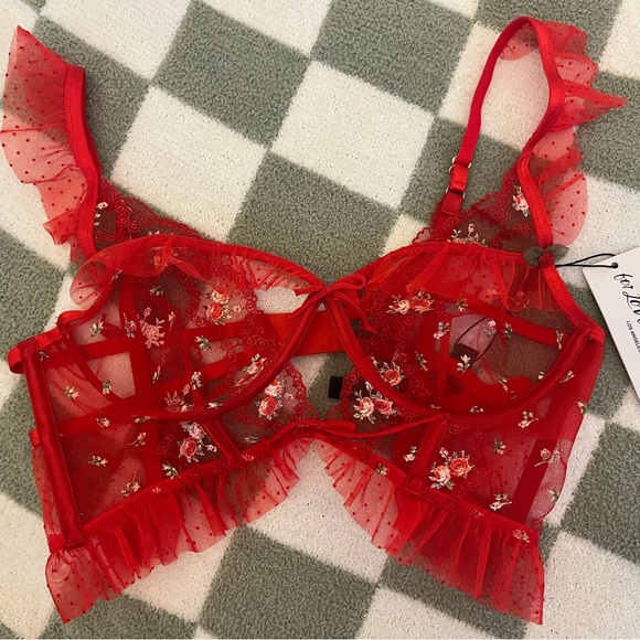 For Love and Lemons Medium underwire bustier top - Picture 2 of 3